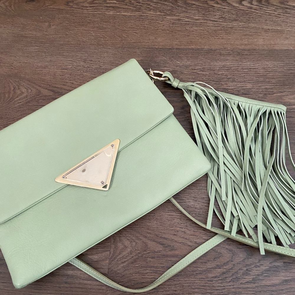 sara battaglia fringe clutch